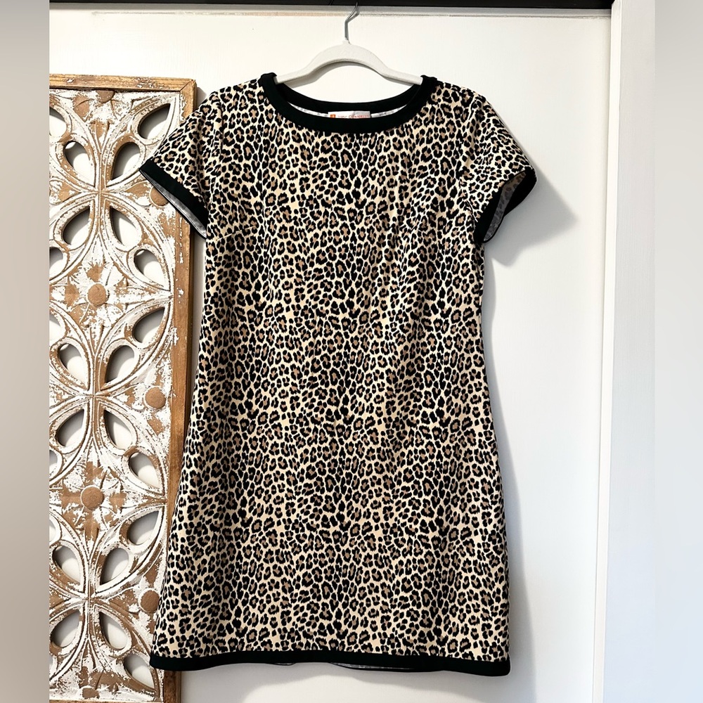 NWT Jude Connally Parker Mini Leopard Camel Dress Size S $198 - Picture 10 of 13